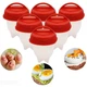 Формы для варки яиц без скорлупы Cиликоновые Silicone Egg Boil - изображение 5