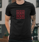 Мужская футболка B&C Collection с принтом Сердечки, S Белый - изображение 3