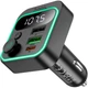 FM-трансмиттер Hoco E85 Tiger PD20W+QC3.0 Black [129643] - изображение 3