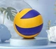 Мяч волейбольный Profi Volleyball склееный PVC (поливинилхлорид) микрофибра жёлтый с синим - изображение 4