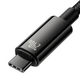 Кабель Baseus Tungsten Gold Data Cable 240W, Power Delivery 3.1, 480Mbps, Type-C to Type-C 3м Black (CAWJ040201) - зображення 5