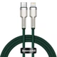 Кабель Baseus Cafule Series Metal Data Cable Type-C to iP PD 20W 1m Green (CATLJK-A06) - зображення 1