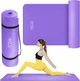 Килимок (мат) спортивний 4FIZJO NBR 180 x 60 x 1 см для йоги та фітнесу Violet (P-5907222931530) - зображення 1