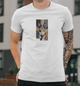 Мужская футболка B&C Collection с принтом Французкий Бульдог ART, S Белый - изображение 1