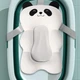 Дитячий антиковзаючий матрацик - подушка у формі панди Cute Panda матрац / гірка з кріпленнями на ванночку для купання новонароджених + лійка для миття у подарунок, білий (103136514) - зображення 6