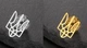 Набір Значків Герб України Тризуб Gоld Silver 2 шт - зображення 3