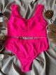 Комплект топ без поролона + трусики стринги 8228 Beisdanna розовый one size - изображение 1
