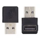 Переходник адаптер угловой USB 3.0 - USB 3.0 (M/F) Вниз-Bk (48803) - изображение 3