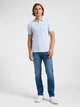 Поло длинное мужское Lee 112363658 XL Голубое (5401139290914) - изображение 3
