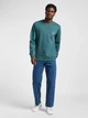 Свитшот мужской Lee 112364563 XL Зеленый с принтом (5401139356467) - изображение 3