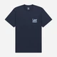 Футболка хлопковая длинная мужская Lee 112365456 2XL Синяя с принтом (5401139374850) - изображение 5