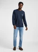 Свитшот мужской Lee 112364562 XL Синий с принтом (5401139356412) - изображение 3