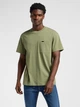 Футболка хлопковая длинная мужская Lee 112364542 2XL Зеленая (5401139354845) - изображение 1