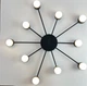 Люстра потолочная LUMINARIA RAY SLIM 10xGX53 BLACK 220V IP20 (6951635239539) - изображение 8
