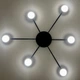 Люстра потолочная LUMINARIA RAY SLIM 6xGX53 BLACK 220V IP20 (6951635239515) - изображение 11