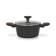 Кастрюля со стеклянной крышкой Fissman Cuisine с индукционным дном из алюминия с антипригарным покрытием TiPro 20х10см/2.6л(14592) - изображение 3