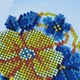 Набор для вышивания бисером картины ARHIBIS Сердце Украины, 15,4*12 см (А5Н_315) - изображение 3