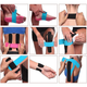 Кінезіо Тейп 7.5см х 5м спортивна тейп стрічка Kinesiology Tape, рожевий камуфляж - зображення 5