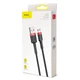 Кабель Baseus cafule Cable USB For Micro 2A 3m Red+Black (CAMKLF-H91) - изображение 2