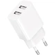Сетевое зарядное устройство Gelius Simple GP-HC059 2USB/2.4A + кабель Lightning White - изображение 2