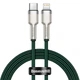 Кабель Baseus Cafule Series Metal Data Cable Type-C to iP PD 20W 1m Green (CATLJK-A06) - изображение 1