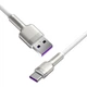 Кабель Baseus Cafule Series Metal Data Cable USB to Type-C 66W 1m White (CAKF000102) - изображение 3