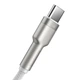 Кабель Baseus Cafule Series Metal Data Cable USB to Type-C 66W 1m White (CAKF000102) - изображение 4