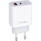Сетевое зарядное устройство Gelius Merge GP-HC060 GAN USB+Type-C 35W (QC/PD/PPS) White - изображение 7