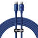 Кабель Baseus Crystal Shine Series Fast Charging Data Cable Type-C to Type-C 100W 2m Blue (CAJY000703) - изображение 1
