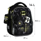 Рюкзак шкільний каркасний Kite Education DC Batman DC25-555S - зображення 3