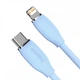 Кабель Baseus Jelly Liquid Silica Gel Fast Charging Data Cable Type-C to iP 20W 2m Blue (CAGD020103) - изображение 3