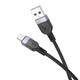 Кабель для зарядки 3м MicroUSB Android HOCO X109 Energy 2.4A Черный - изображение 3