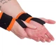 Бинты кистевые для жима (2шт) STRENGTH WRIST WRAPS Zelart TA-7807 (нейлон, р-р 7,5x30см, черно-оранжевый) - изображение 2