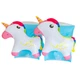 Детские нарукавники для плавания Magic Unicorn двухкамерные надувные 3D-нарукавники с объёмным Единорогом для купания в бассейне / море, белый (103130479) - изображение 5