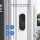 Wi-Fi Smart Door Bell с беспроводной камерой с обнаружением движения Черный - изображение 6