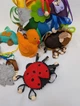Развивающий бизи мяч мягкий Happy Vita Craft овечка, машинка, уточка пищат, рыбка, ёжик, солнышко звенят разноцветный - изображение 5