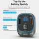 Автомобільний FM-трансмітер Vention PD 54W 2USB 1Type-C (C+A+A) LED/USB Flash/Bluetooth Black (FFLB0) - зображення 5