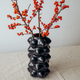 Керамічна ваза від Zguro ceramics, 21 см, чорна - зображення 2
