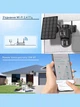 WiFi Двойная камера аккумуляторная поворотная наружного видеонаблюдения ICSEE с солнечной панелью UKC - изображение 8