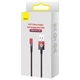 Кабель Baseus MVP 2 USB - Lightning (M/M), 2.4A, 2 м Black/Red (CAVP000120) - изображение 2