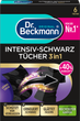Серветки проти передачі та відновлення чорного кольору та тканини Dr. Beckmann Intensiv Schwarz Farb- & Schmutzfangtücher 6шт/уп - зображення 2