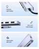 USB-C Hub UGREEN CM219 4-Port USB 3.0 концентратор-разветвитель адаптер для MacBook Pro iPad Pro Samsung Galaxy Note 10 S10 тонкий с доп. питанием Type-C 5Gbps 15см Grey (70336) - изображение 10