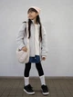 Детская ветровка для девочки Uniqlo 585661876 122 см Серая (1159828413) - изображение 3