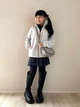 Детская ветровка для девочки Uniqlo 585661876 122 см Серая (1159828413) - изображение 5