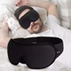 Маска на очі для сну та відпочинку з дихаючим ефектом 3D Sleep Eye Чорна - зображення 5