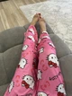 Легкие пижамные штаны с принтом Hello Kitty, розовые, тонкие, летние, L (10469) - изображение 11