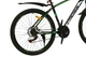 Велосипед CrossBike Tracker 29" 18" Чорний-Зелений - зображення 3