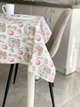 Скатерть водоотталкивающая Delux Textil Розовые пасочки 140 х 110 см (368076) - изображение 2