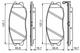 Колодки гальмівні передні Hyundai Terracan/Equus/Kia Amanti 99- - 0 986 494 347 BOSCH - зображення 1