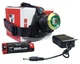 Налобный аккумуляторный фонарь Headlamp HL2-1006 на голову T6 + COB фонарик для рыбалки 2 х 18650 zoom зум - изображение 4